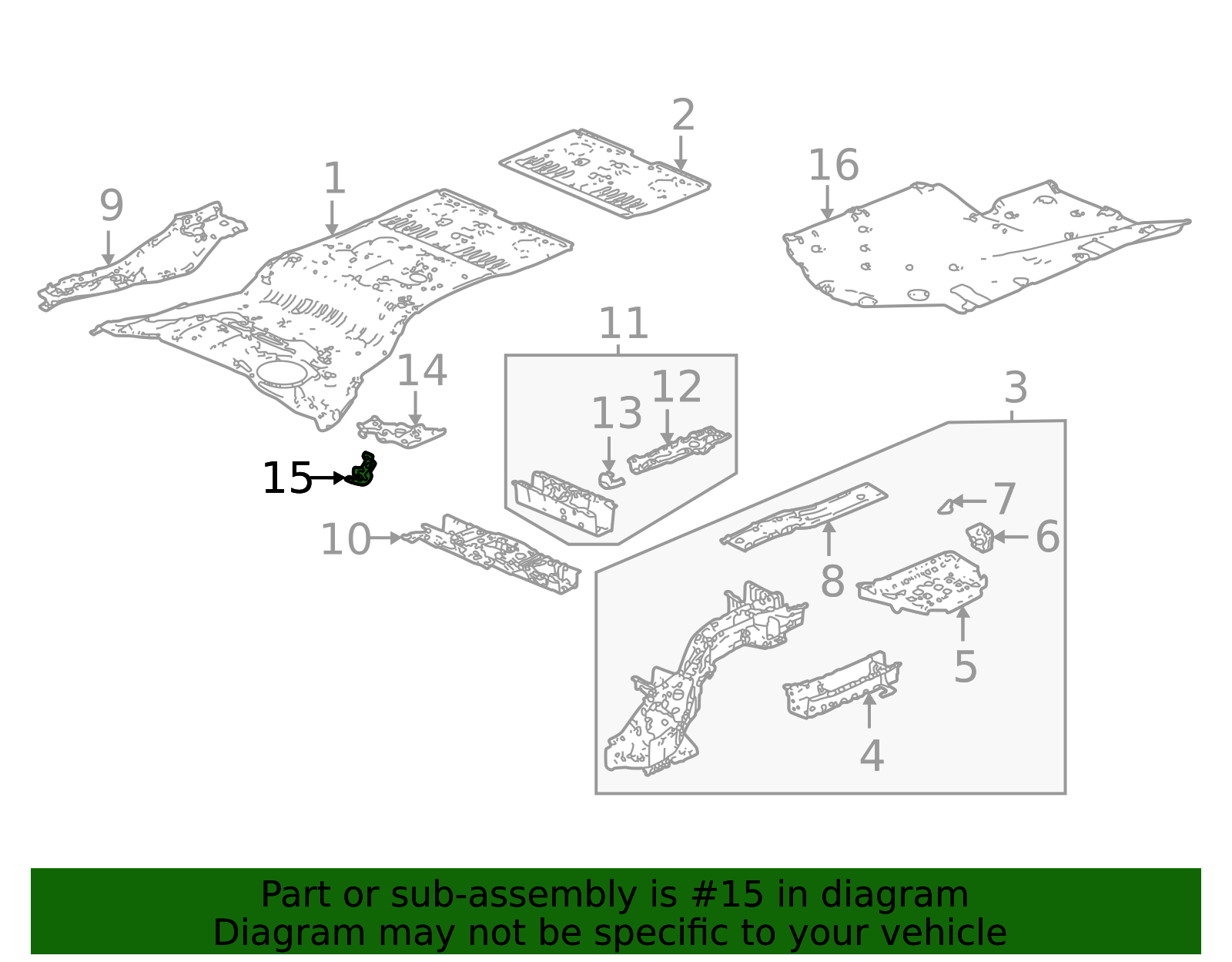 2022-2026 Acura MDX Evaporative Emissions System Line Bracket 65514-TYA ...