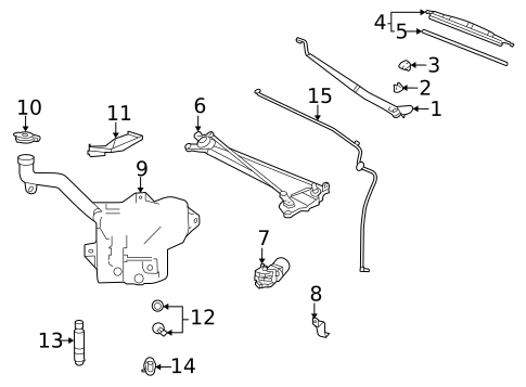 Wipers for 2004 Cadillac XLR #0