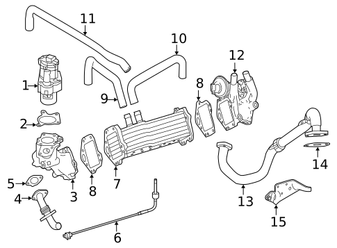 EGR System for 2019 Mercedes-Benz Sprinter 3500XD #0