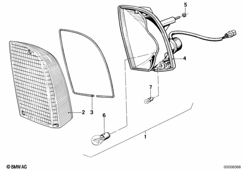 Turn Signals Front / Side for 1986 BMW M6 #0
