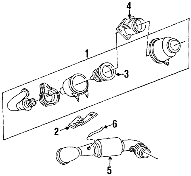 ZZM223603 - : Element Air Cleaner for MAZDA Image
