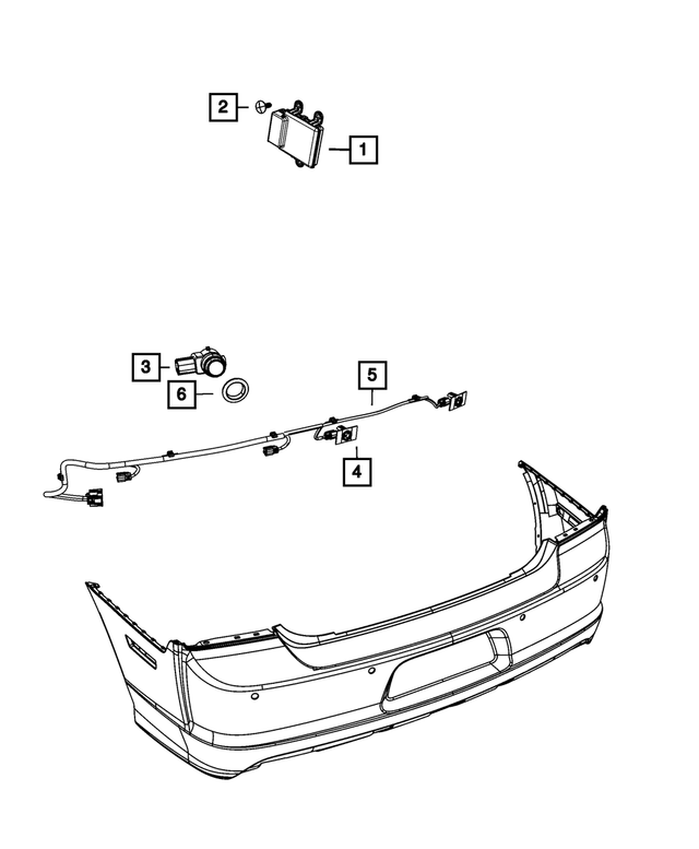 56054121AD - Electrical: Parking Assist Module for Mopar Image image