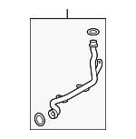 AJ813051 - Engine: Oil Tube for Jaguar Image