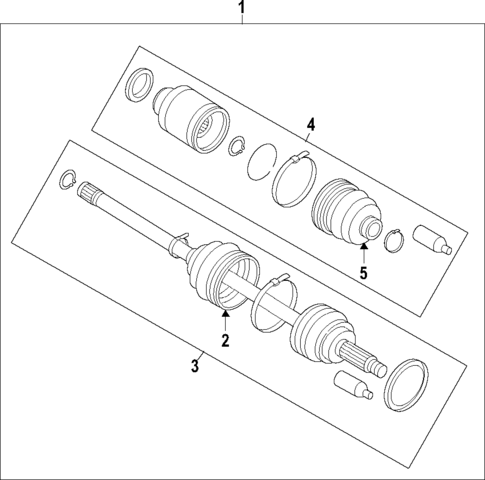 Axle Shafts & Joints for 2013 Subaru Legacy #0