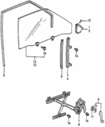 957010600800 - Body/Air Conditioning: BOLT, FLANGE (6X8) for Honda Image