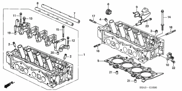 Cylinder Head (SOHC) for 2002 Honda Civic #0