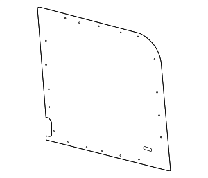 EK4Z6142411G - Body: Front Panel for Ford Image