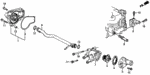19200P01004 - Engine: WATER PUMP (YAMADA) for Honda Image