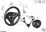 32306797894 - Steering: Sport Str. Wheel, Lthr W. Shift Paddles for BMW Image