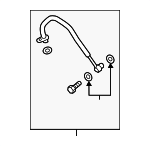 OSL26 - Engine: Motorcraftâ„¢ Turbocharger Oil Line for Ford Image