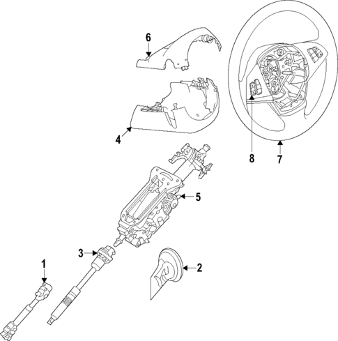 Steering Wheel for 2024 BMW 330i #1