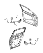 4795713AF - Electrical: Front Door Wiring, Driver for Mopar Image