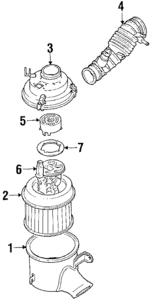 MD620551 - : Cover for Mitsubishi: Eclipse Image