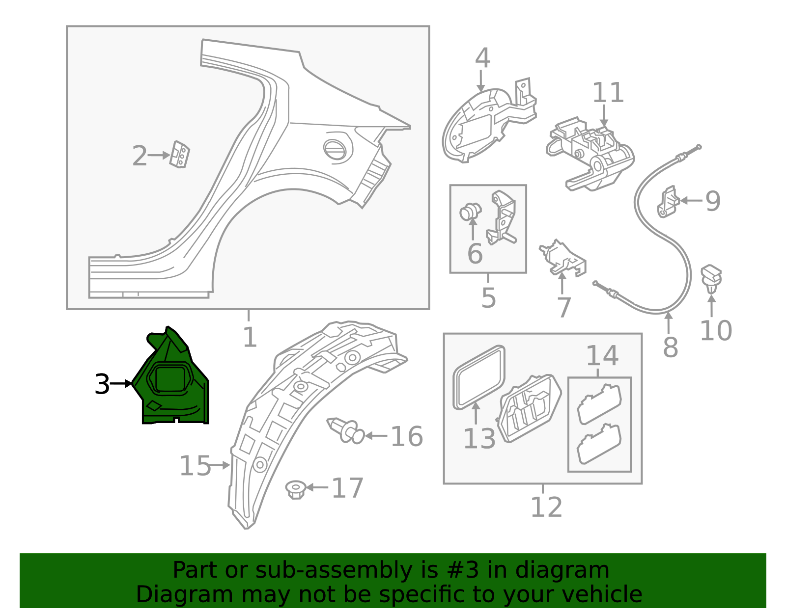 B4YC-71-40X - Rear Extension - 2014-2018 Mazda 3 | Mazda Swag