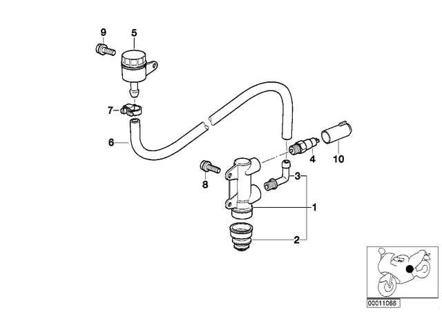 34312345311 - : Brake Master Cylinder for BMW-Motorrad Image