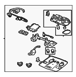22901499 - : Light Cashmere Front Floor Compartment for Buick: Enclave | GMC: Acadia Image