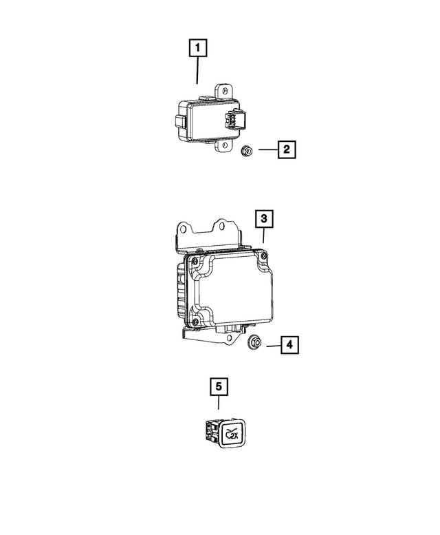 4749302AA - Interior Trim: Nut for Jeep: Cherokee, Wagoneer S Image