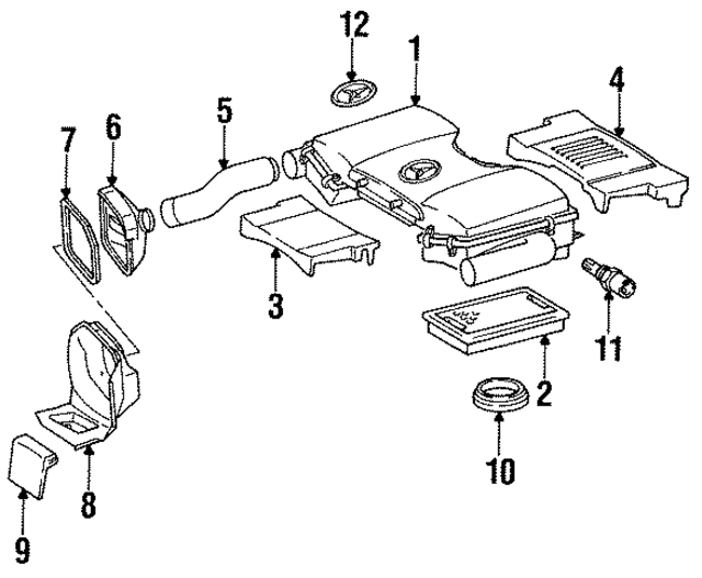 1190940402 - Maintenance &amp; Lubrication: Air Filter for Mercedes-Benz Image