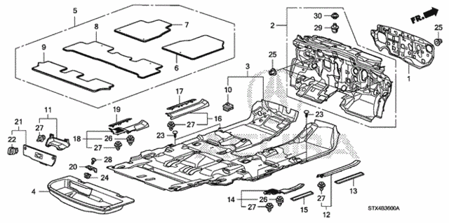 Floor Mat for 2011 Acura MDX #0