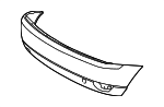 3S4Z17K835EAA - Body: Bumper Cover for Ford: Focus Image