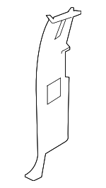 7C3Z28278D12AA - Body: Truck Cab Corner Trim Panel for Ford: F-250 Super Duty, F-350 Super Duty Image