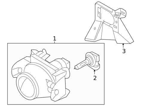 Bulbs - Chassis for 2009 Mercury Sable #0
