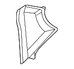 29668031001D03 - Body: Instrument Panel Side Cover for Mercedes-Benz Image
