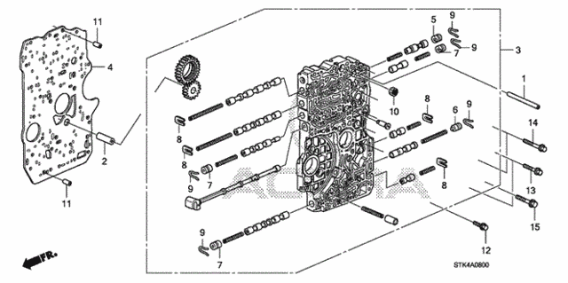 AT Main Valve Body for 2008 Acura RDX #0
