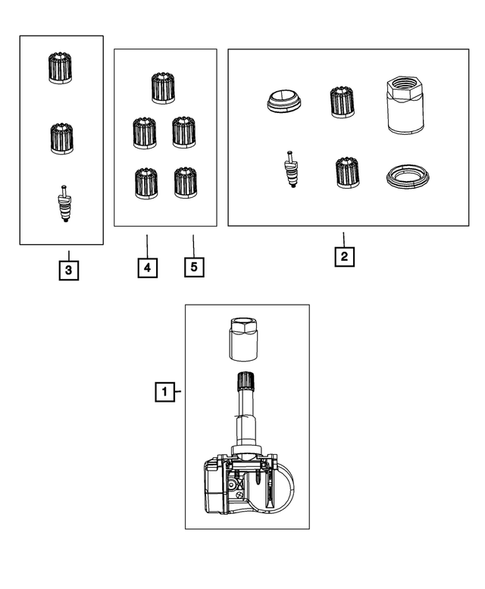 Tire Monitoring System for 2011 Jeep Patriot #0