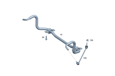 Front Torsion Bar for 2026 Mercedes-Benz Maybach EQS 680 SUV #0