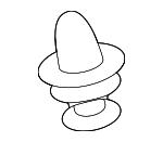 9046709245 - Body: Overhead Console Clip for Toyota: 4Runner, bZ4X, Corolla, Crown, Crown Signia, GR Corolla, Grand Highlander, Land Cruiser, Prius, Prius Prime, RAV4, RAV4 Prime, Sequoia, Venza Image