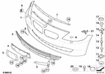 51117078262 - : Cover, Spray Nozzle Right Primed for BMW Image
