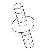 11589291 - Engine: Engine Cover Clip for GM Image