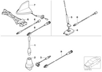 84538376331 - Communication Systems: Antenna Radiator, Singleband for BMW Image
