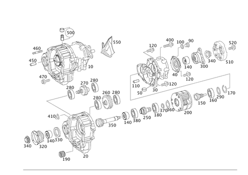 Transfer Case Assembly for 2005 Mercedes-Benz C320 #0
