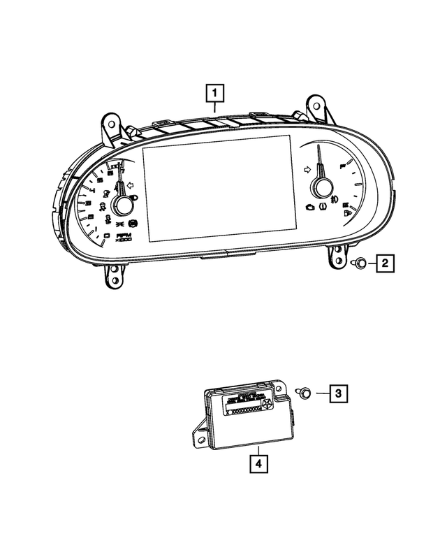 5091892AF - Electrical: Instrument Panel Cluster for Mopar Image