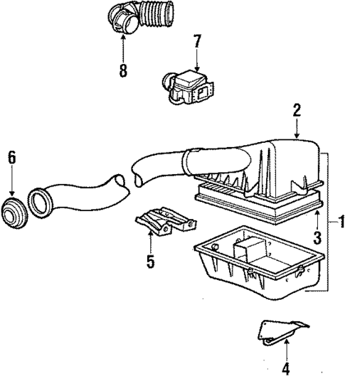 Air Intake for 1987 Porsche 924 #0