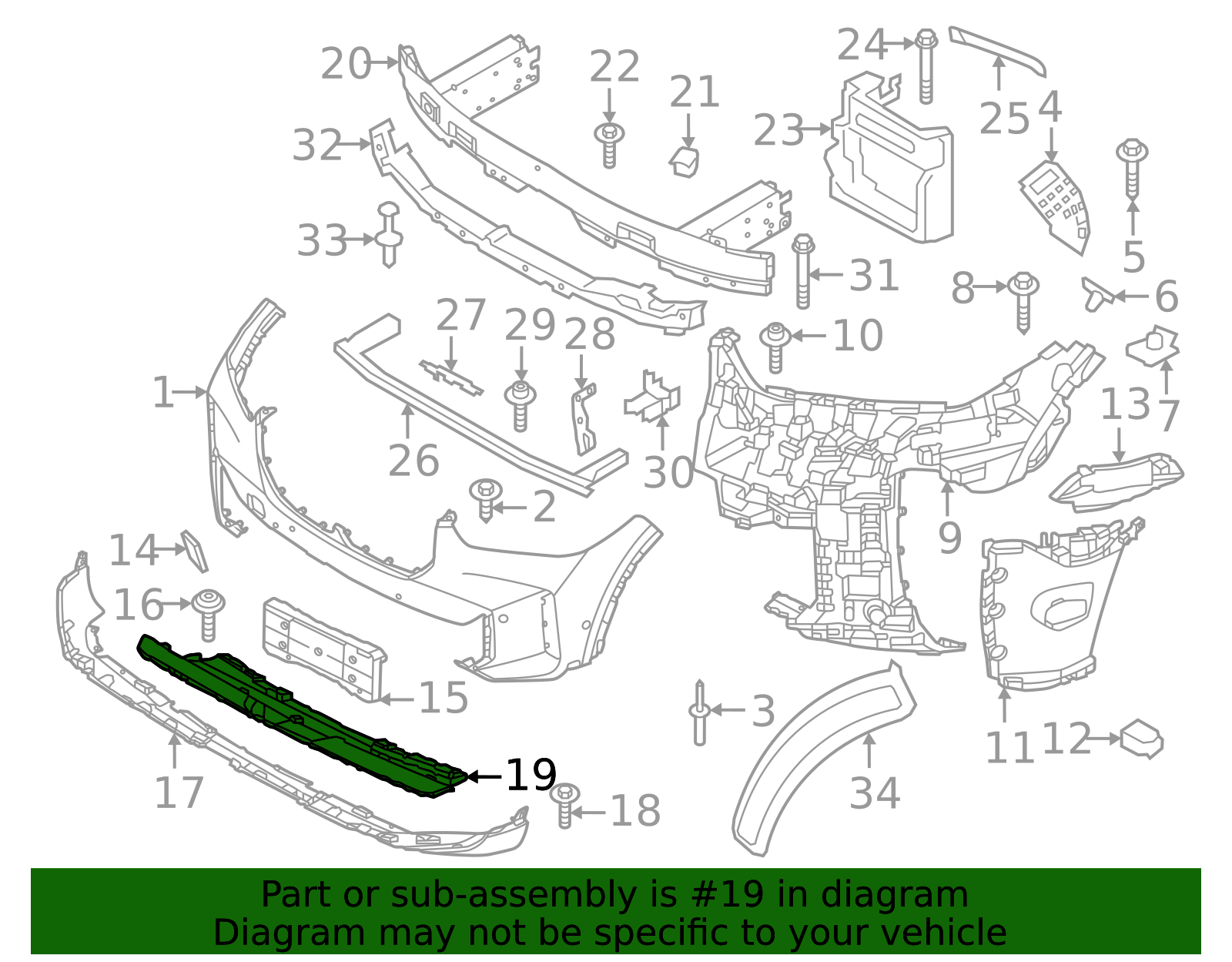 2024-2025 BMW X5 Skid Strip 51-11-5-A20-5F9 | OEM Parts Online