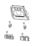 68584849AA - Electrical: Console Switch for Mopar Image