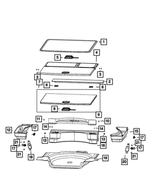 6AT12DX9AB - Interior Trim: Rear Cargo Floor Cover for Mopar Image