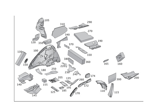 Rear Pillar and Trunk Damping for 2018 Mercedes-Benz GLS450 #0