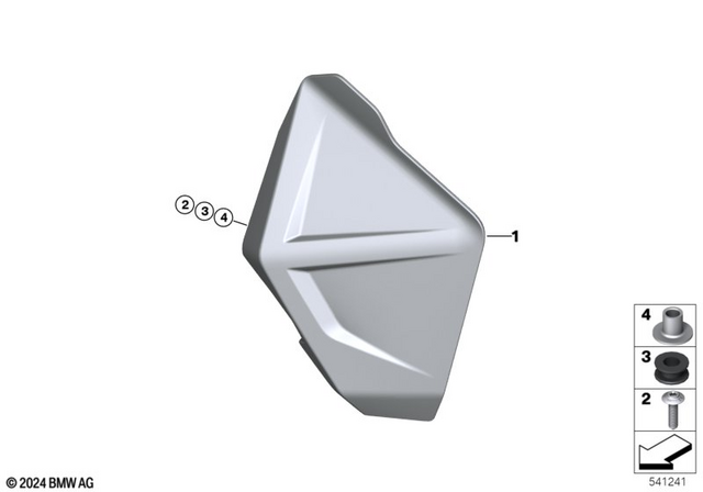 46637724481 - Frame and Mounting Parts: Flange Sleeve, Steel - L=7Mm for BMW-Motorrad Image