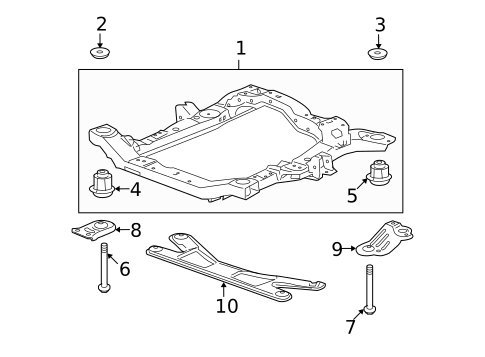 Suspension Mounting for 2009 Chevrolet Traverse #0
