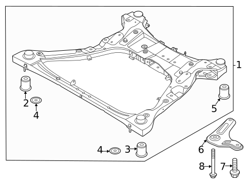 Suspension Mounting for 2024 Kia Sorento #0