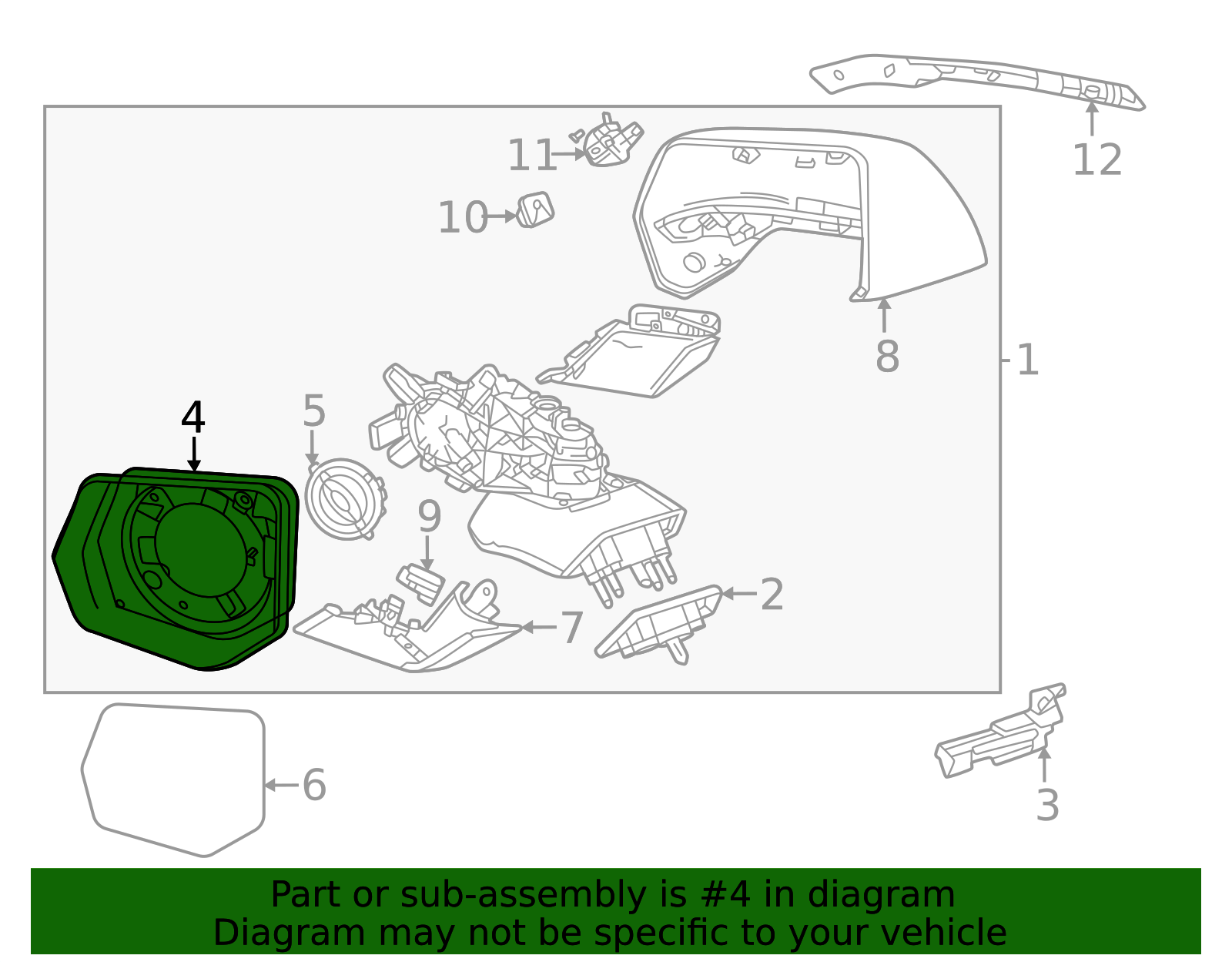 2025-2026 Cadillac Bezel 85758514 | OEM Parts Online