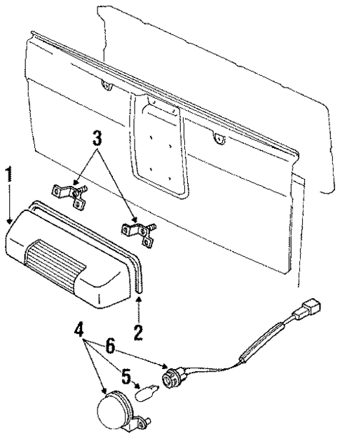 License Lamps for 1997 Suzuki Sidekick #0
