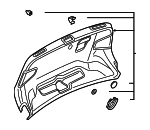 8W7867975BCA9 - Body: Trunk Lid Trim for Audi: A5 Quattro, S5 Image