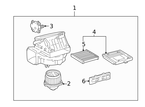 Blower Motor & Fan for 2003 Lexus SC430 #0