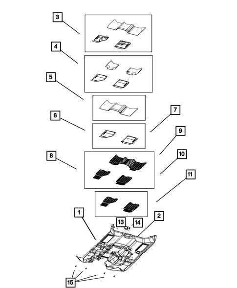 Carpets, Floor Mats, Load Floor, and Silencers for 2017 Ram 1500 #0