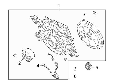 Cooling Fan for 2009 Cadillac XLR #0